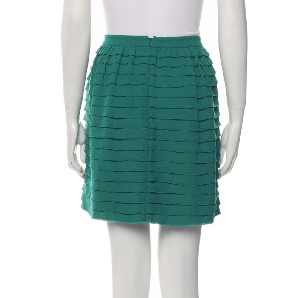 Green Phillip Lim wool tiered ruffle pencil skirt